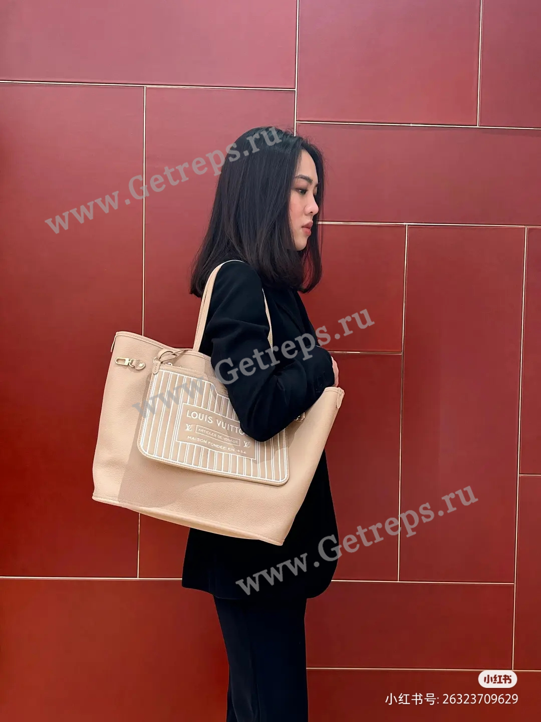 Louis Vuitton M25665 Neverfull Inside Out MM Coated canvas