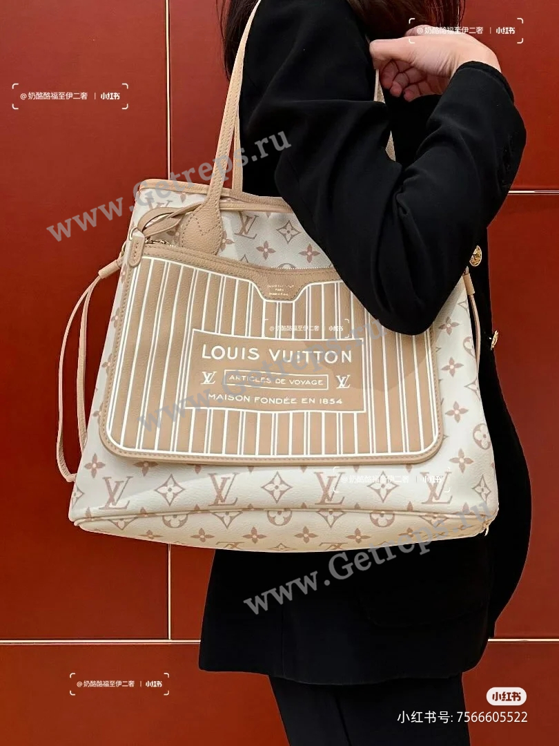Louis Vuitton M25665 Neverfull Inside Out MM Coated canvas