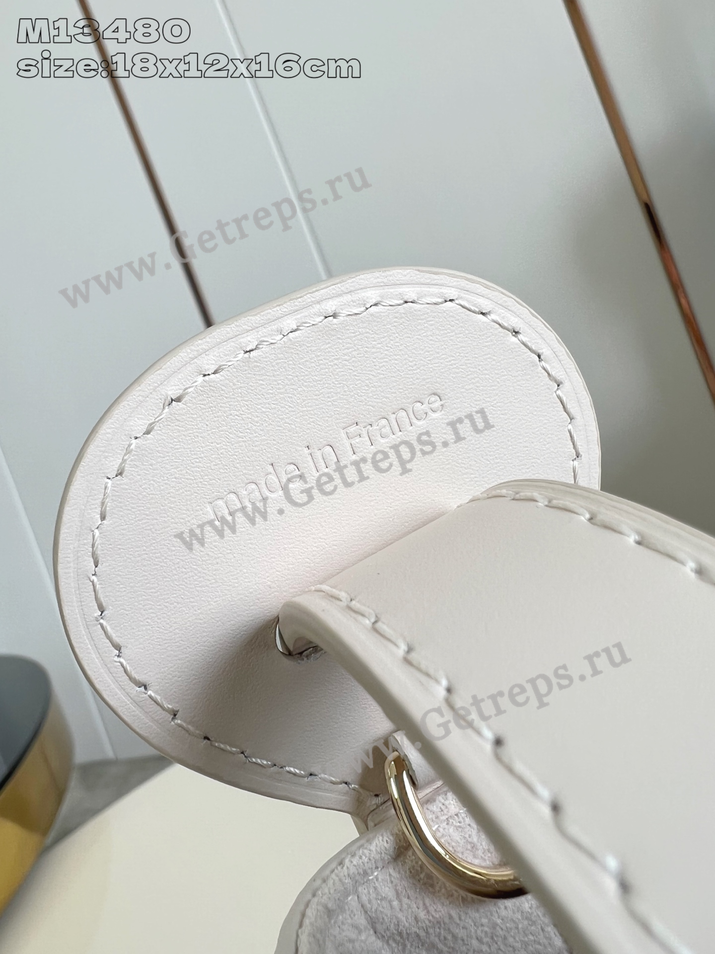 Louis Vuitton M25673 All In BB Embossed grained cowhide leather Dream Beige