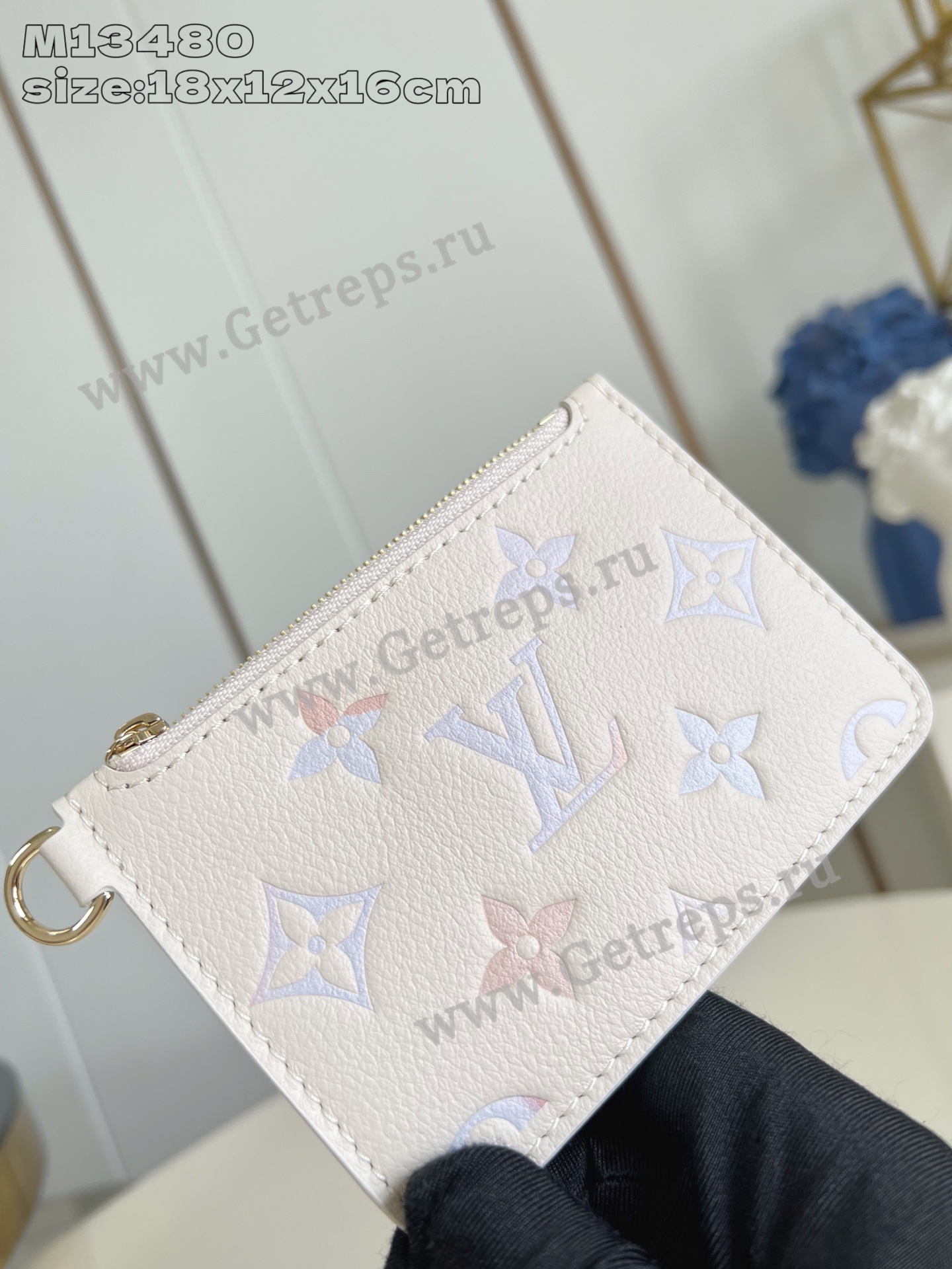 Louis Vuitton M25673 All In BB Embossed grained cowhide leather Dream Beige