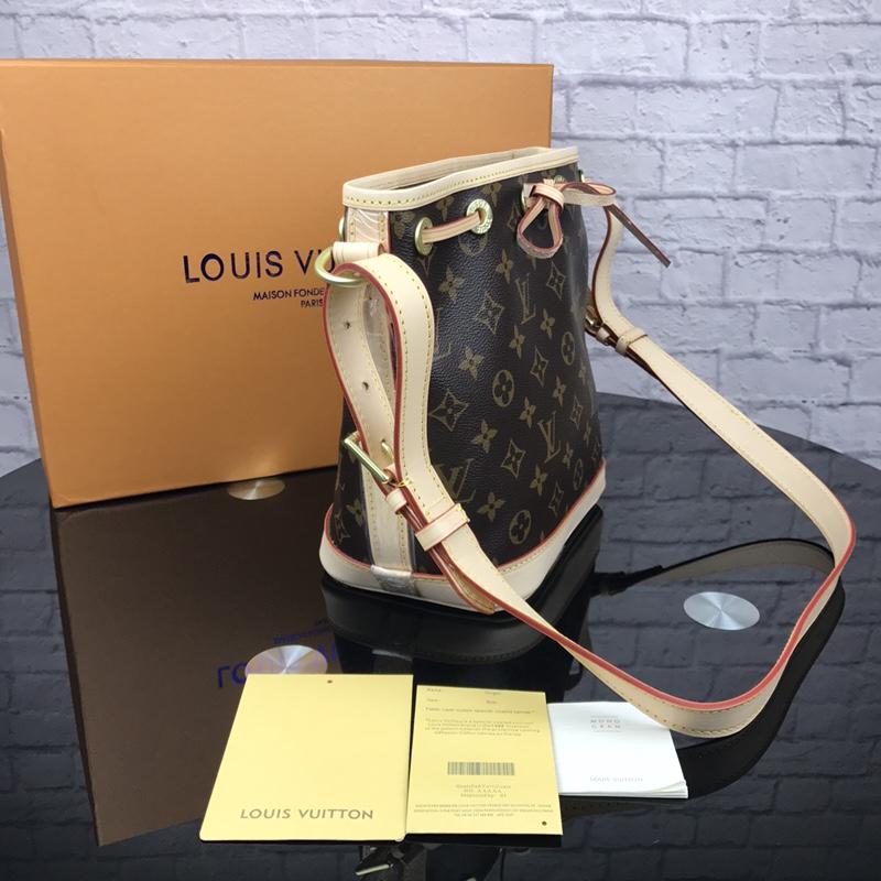 Louis Vuitton M40817 Noe BB Buckle Bag Monogram Canvas 