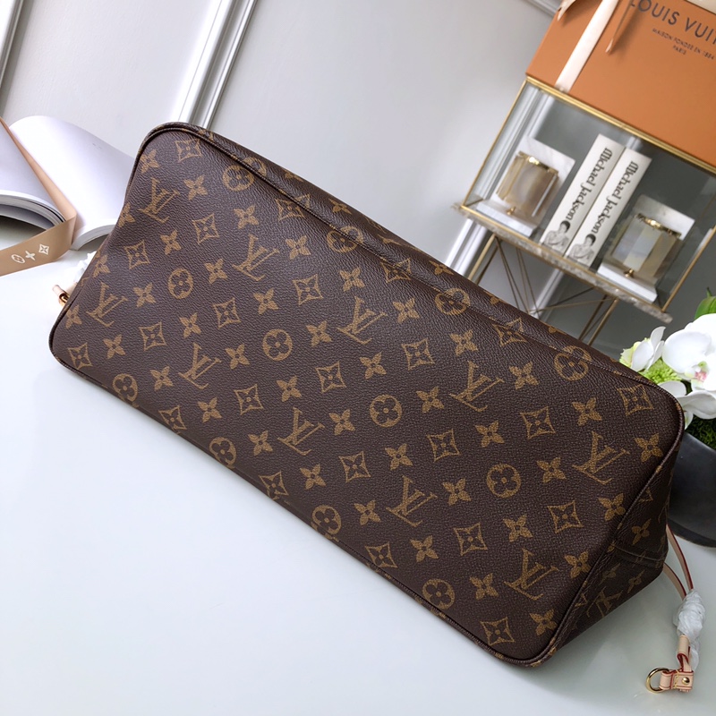 Louis Vuitton M41180 Neverfull GM Monogram Coated Canvas Cherry