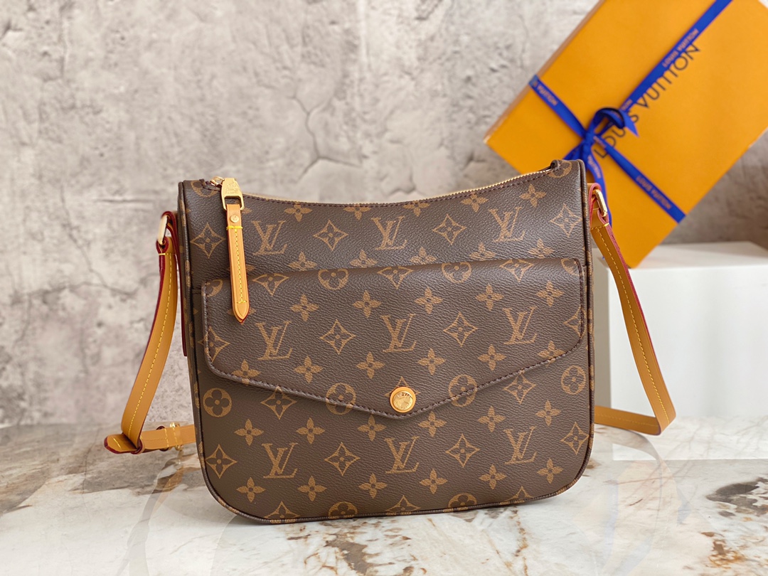 Louis Vuitton M41679 Mabillon Shoulder Bag Monogram Coated Canvas