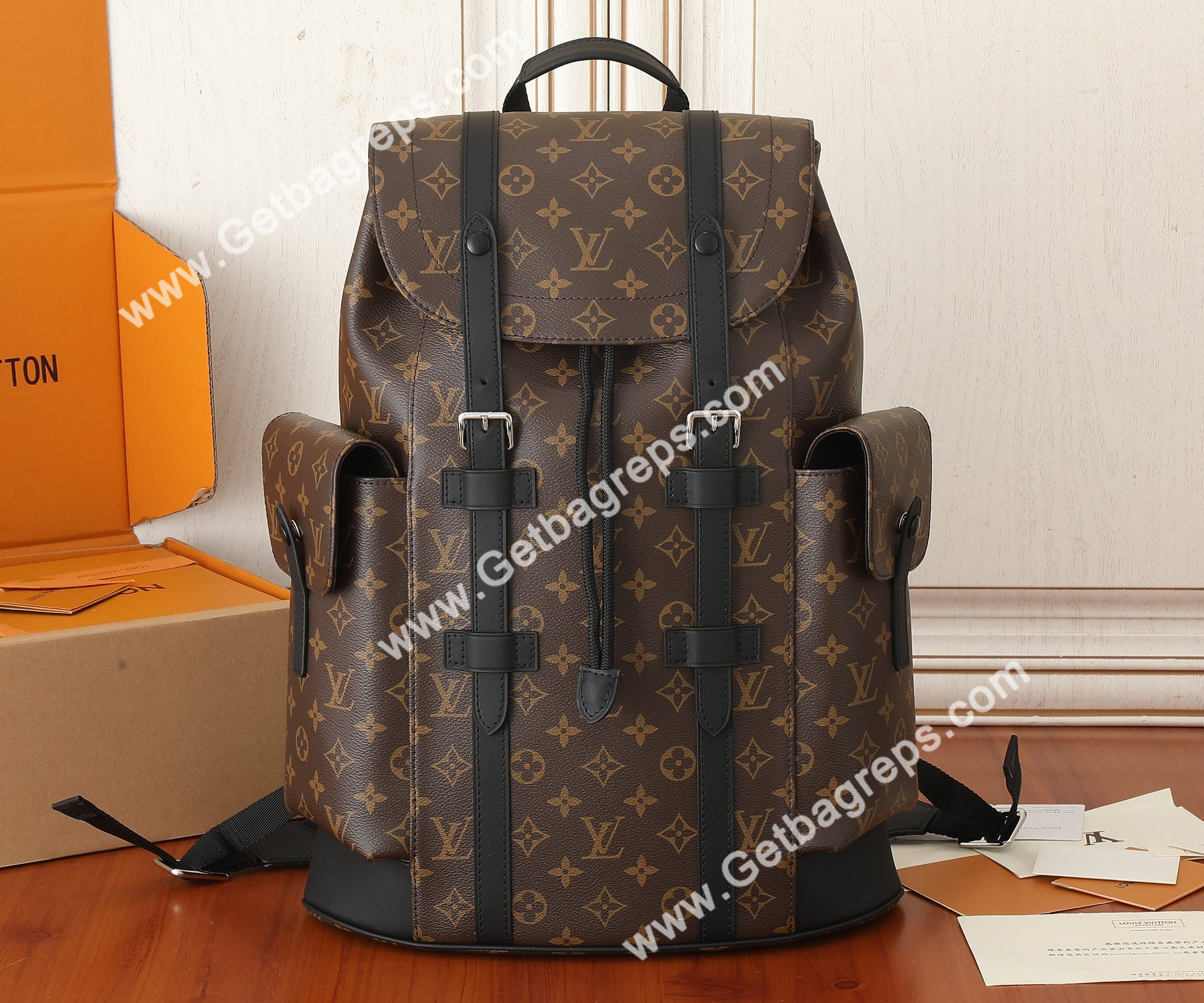 Louis Vuitton M43735 Christopher MM Backpack Monogram