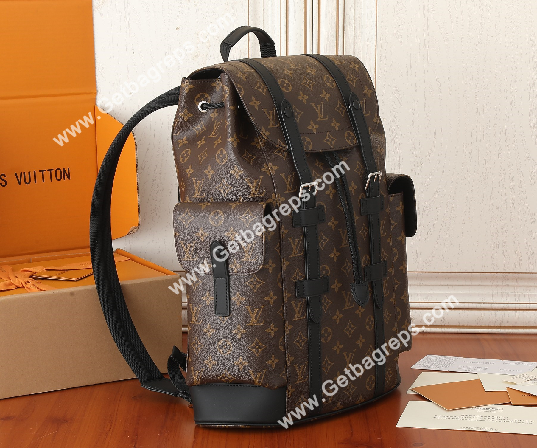 Louis Vuitton M43735 Christopher MM Backpack Monogram