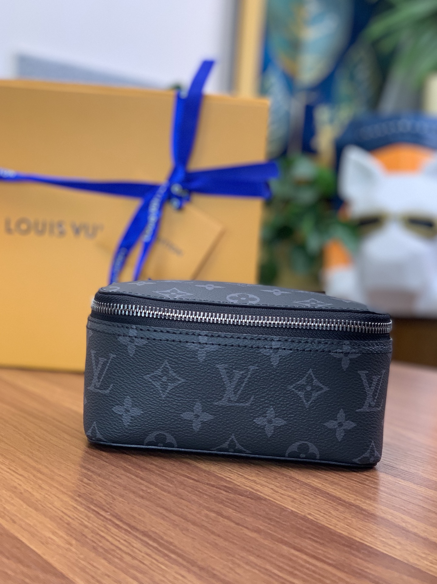 Louis Vuitton M44697 Packing Cube PM Monogram Eclipse Coated Canvas