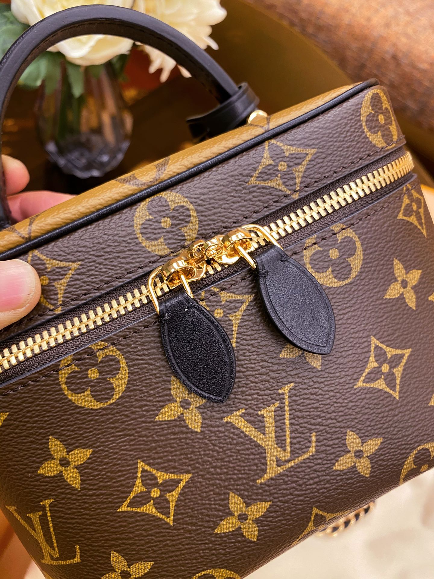 Louis Vuitton M45165 Vanity PM Monogram and Monogram Reverse Coated Canvas