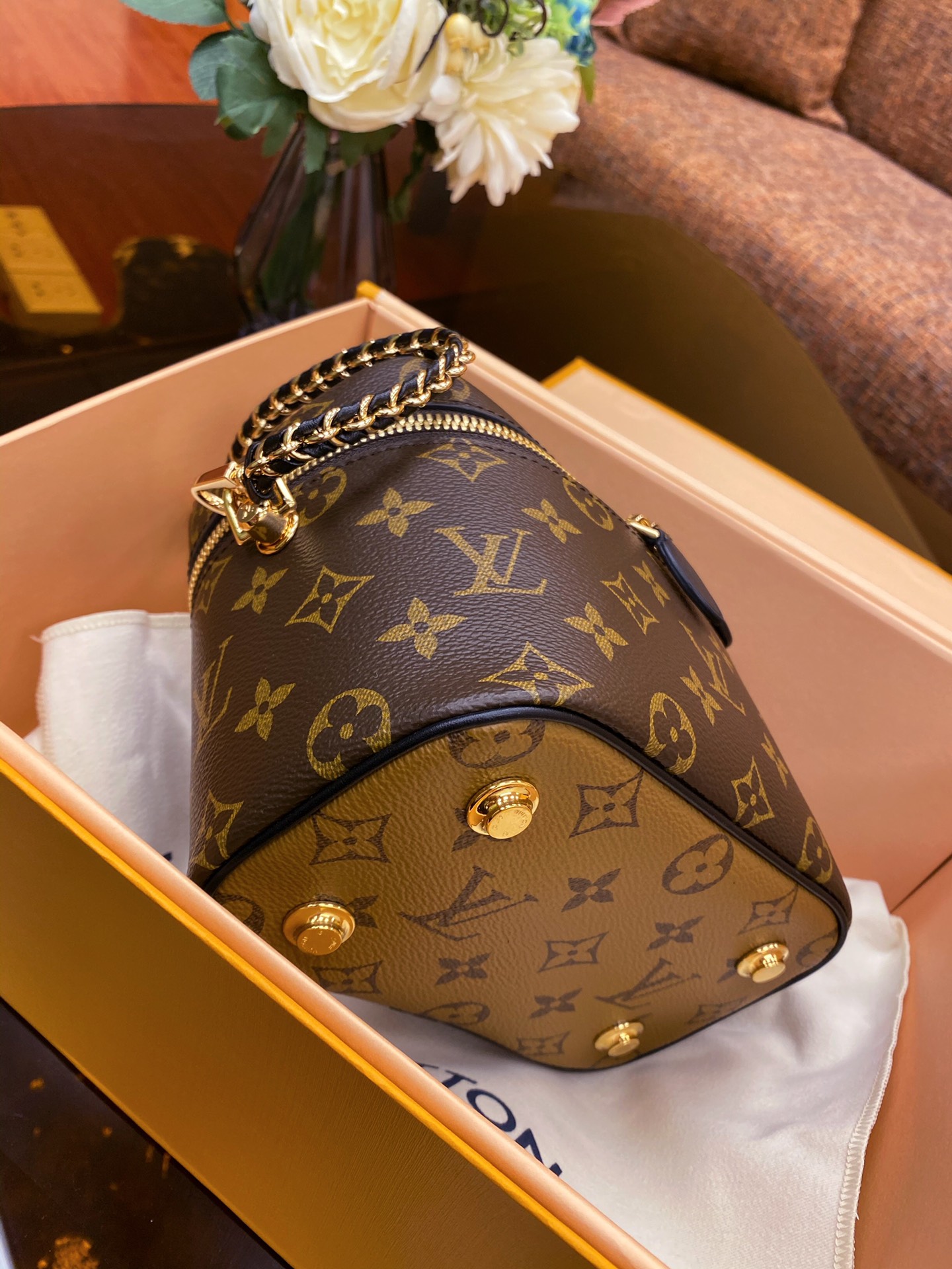 Louis Vuitton M45165 Vanity PM Monogram and Monogram Reverse Coated Canvas