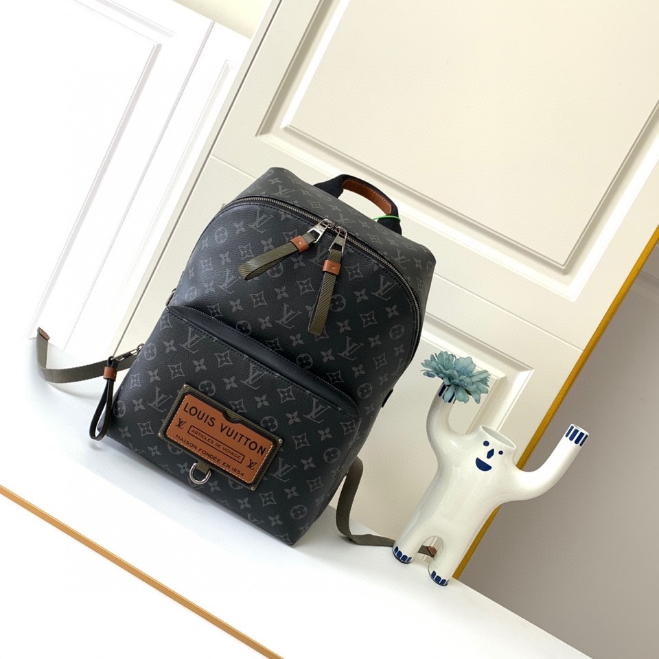 Louis Vuitton M45218 Discovery Backpack Monogram Eclipse Coated Canvas