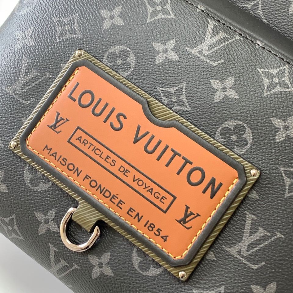 Louis Vuitton M45218 Discovery Backpack Monogram Eclipse Coated Canvas