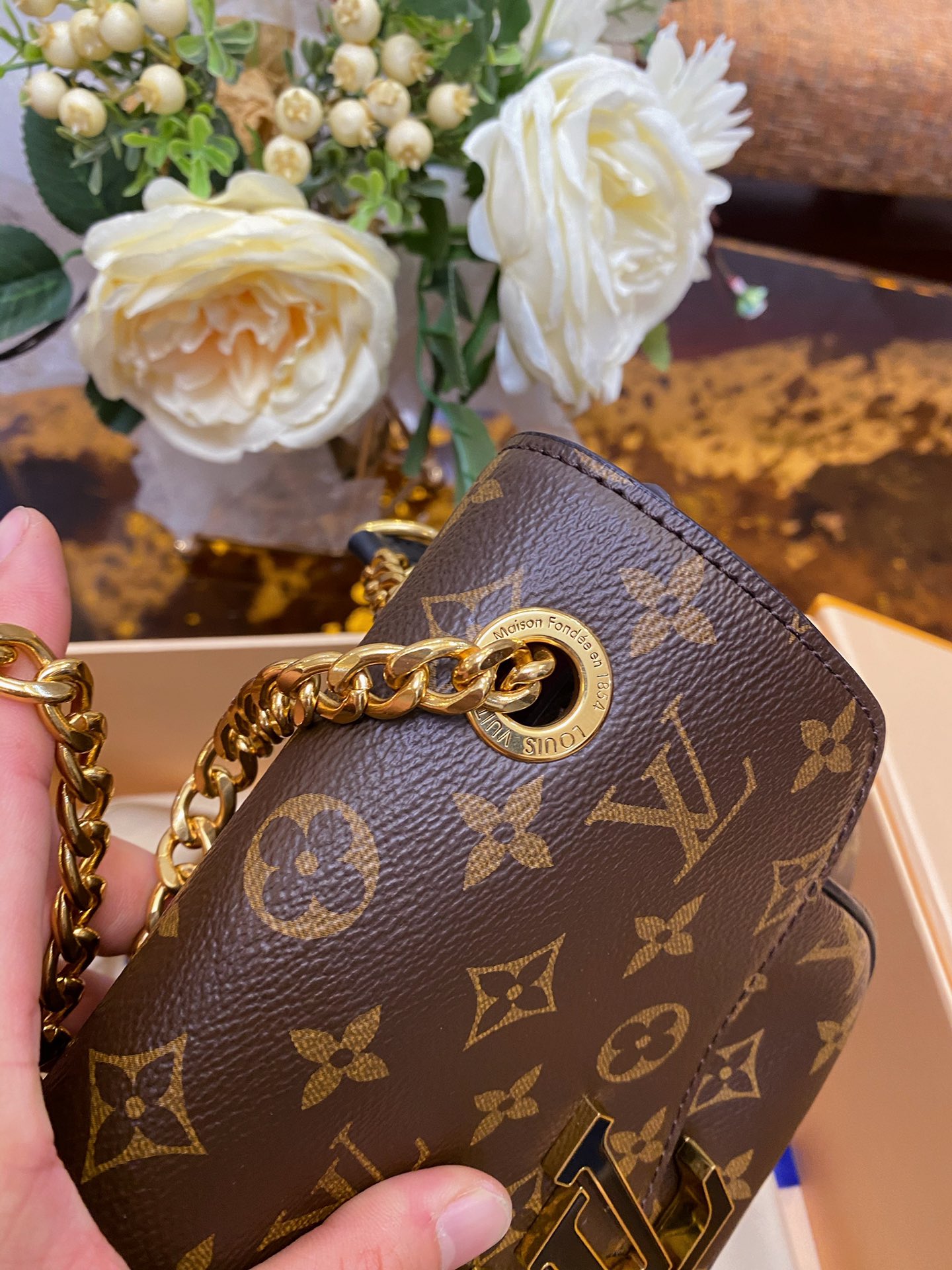 Louis Vuitton M45592 Passy handbag in Monogram canvas