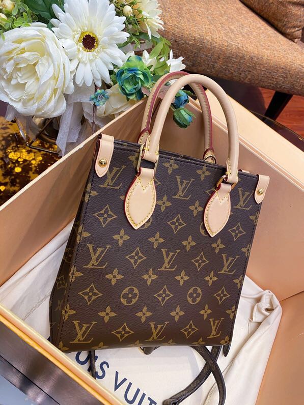 Louis Vuitton M45847 Sac Plat BB Bag Monogram coated canvas