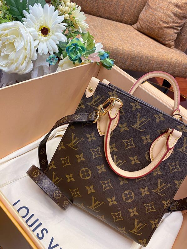 Louis Vuitton M45847 Sac Plat BB Bag Monogram coated canvas