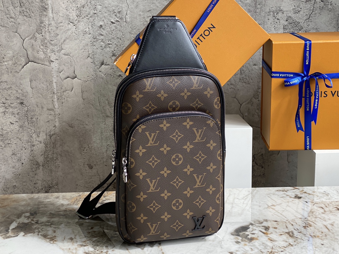 Louis Vuitton M46327 Avenue Slingbag Monogram Macassar coated canvas