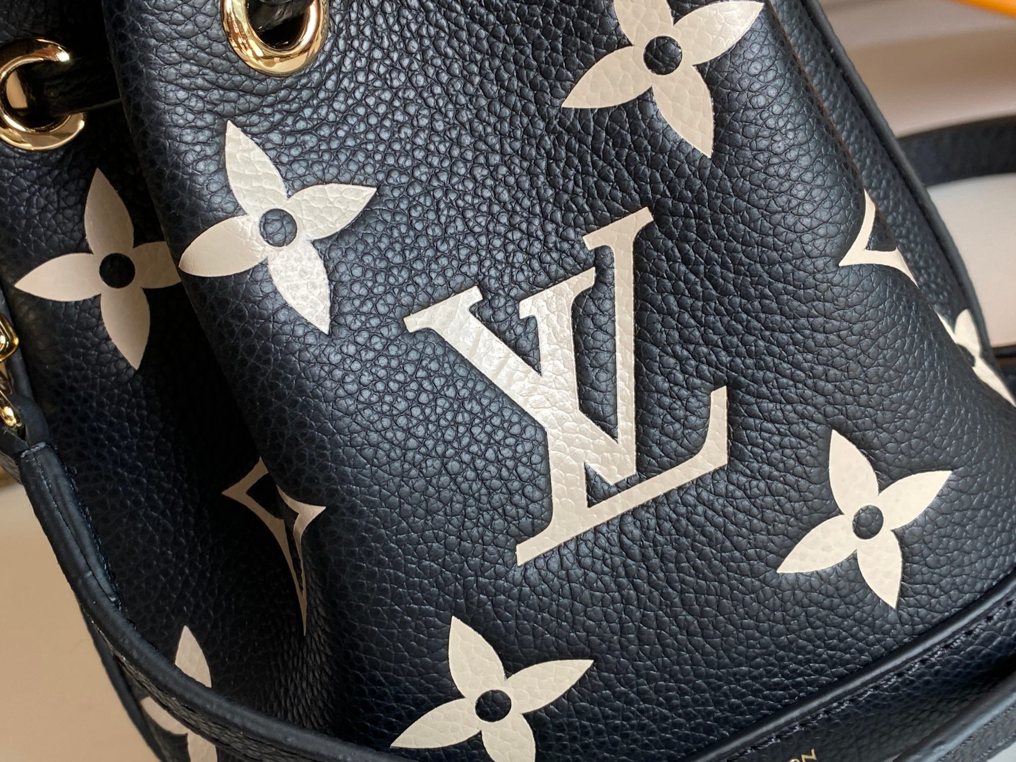 Louis Vuitton M46448 Nano Noe Monogram Empreinte embossed supple Grained Cowhide Leather