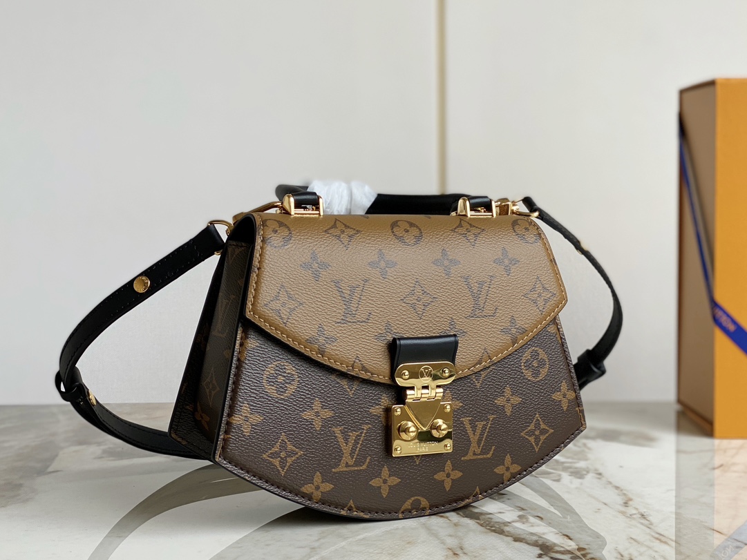 Louis Vuitton M46548 Tilsitt handbag in Monogram and Monogram Reverse canvas