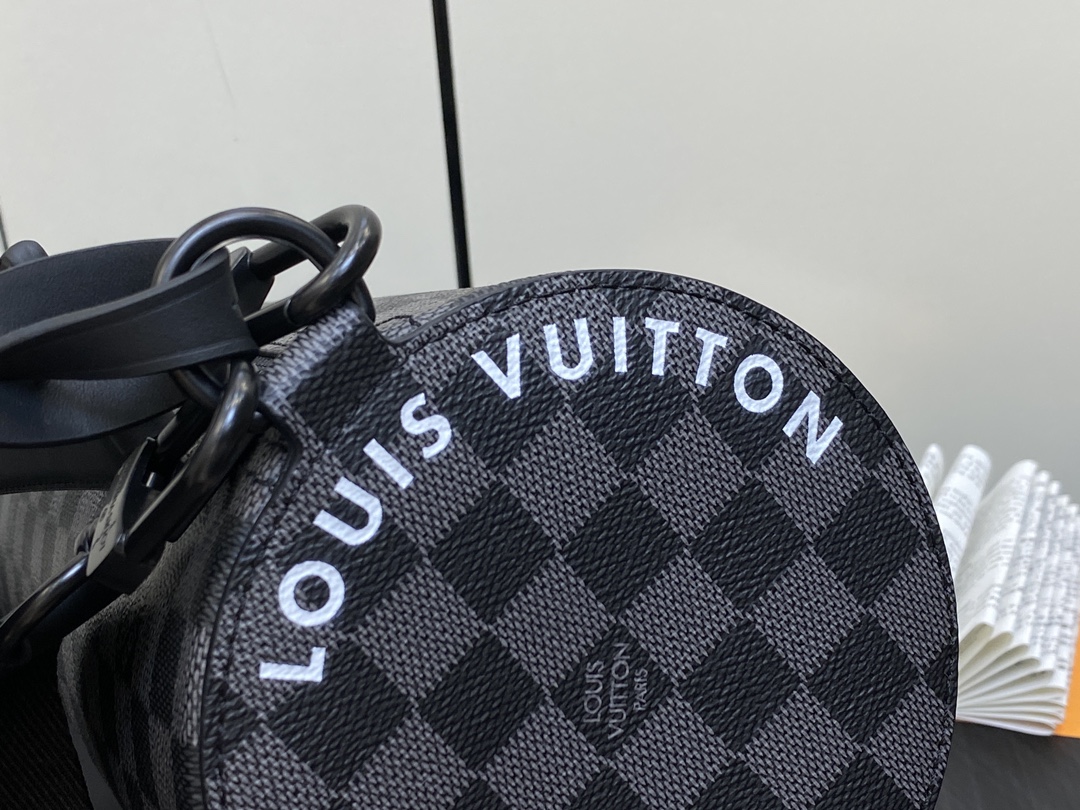 Louis Vuitton M46796 Soft Polochon PM Monogram Eclipse coated canvas