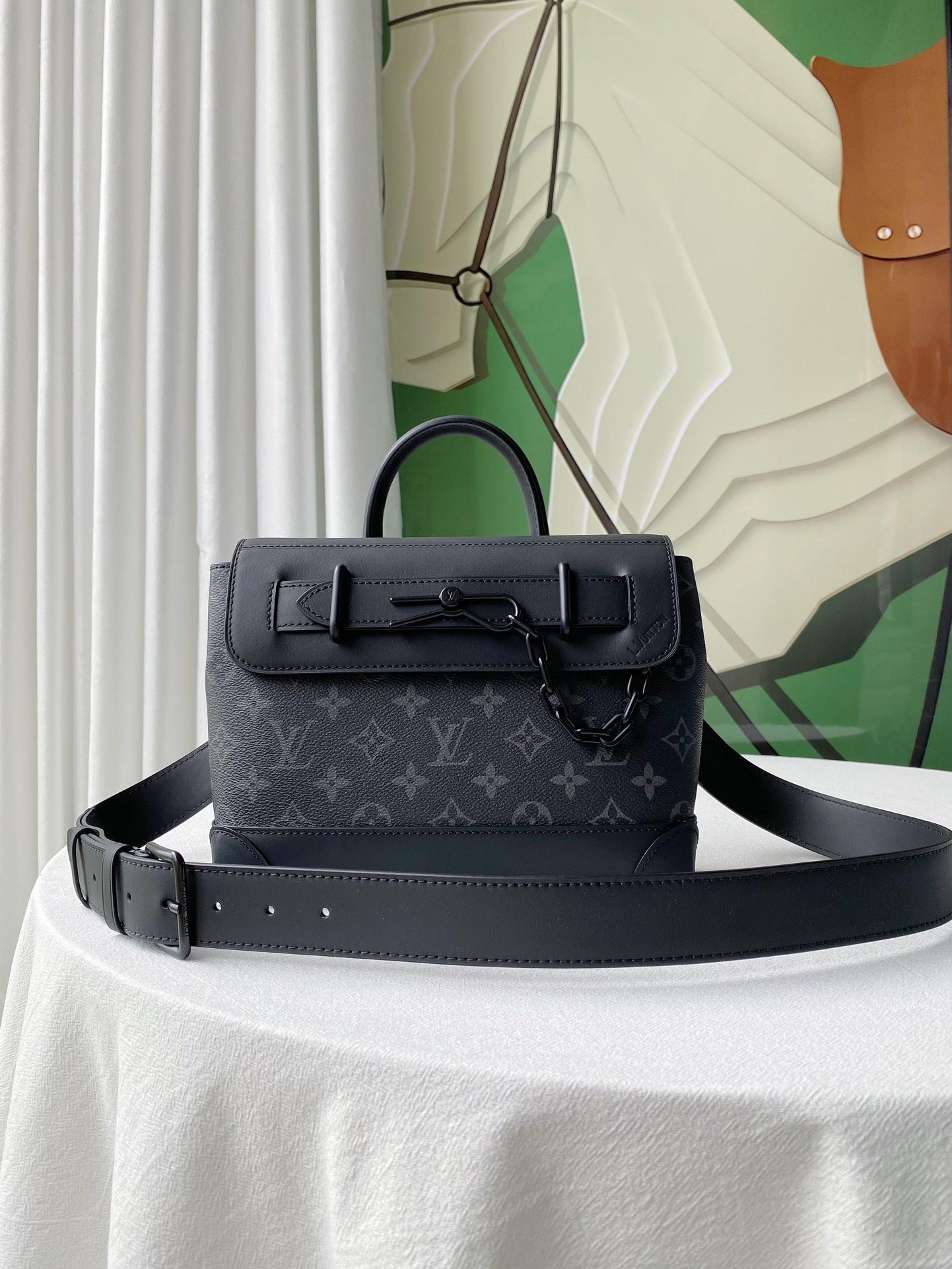 Louis Vuitton M46953 Steamer PM Black