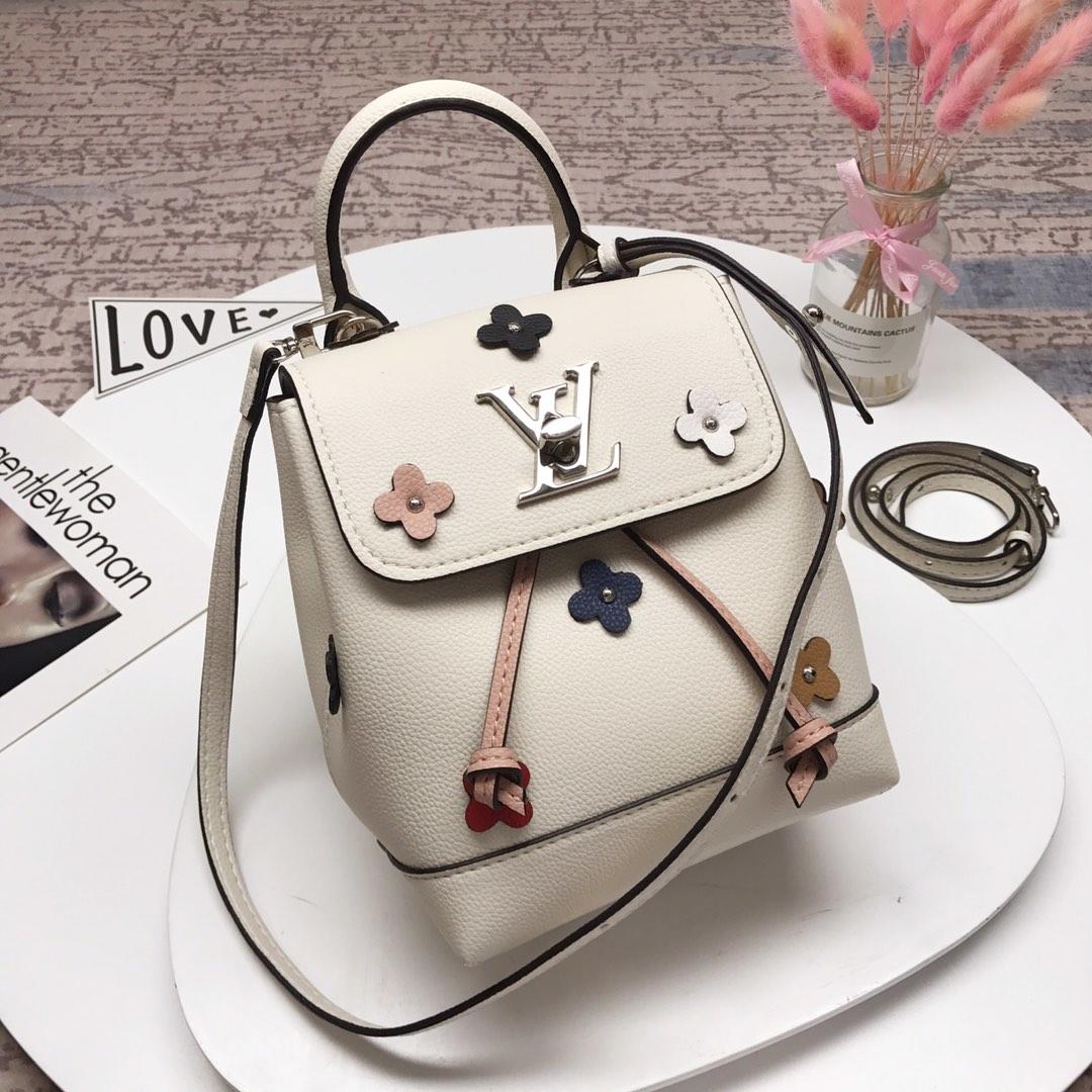 Louis Vuitton M53079 Lockme Mini Backpack Soft Calfskin