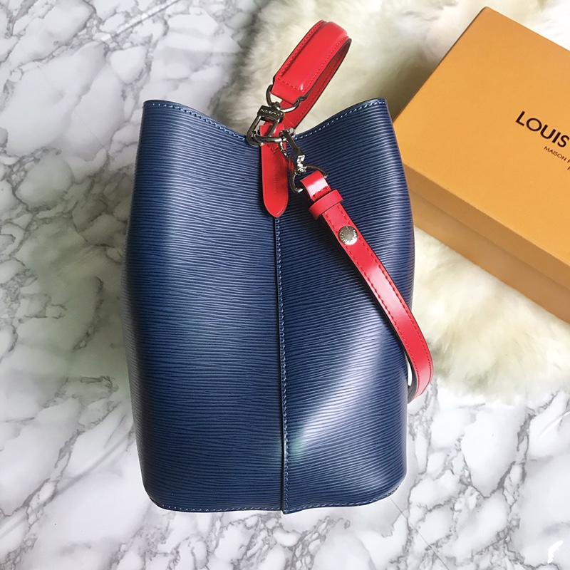 Louis Vuitton M54367 Neonoe Buckle Bag Blue Epi Leather