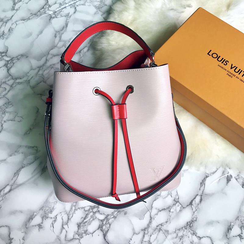 Louis Vuitton M54370 Neonoe Buckle Bag Pink Epi Leather