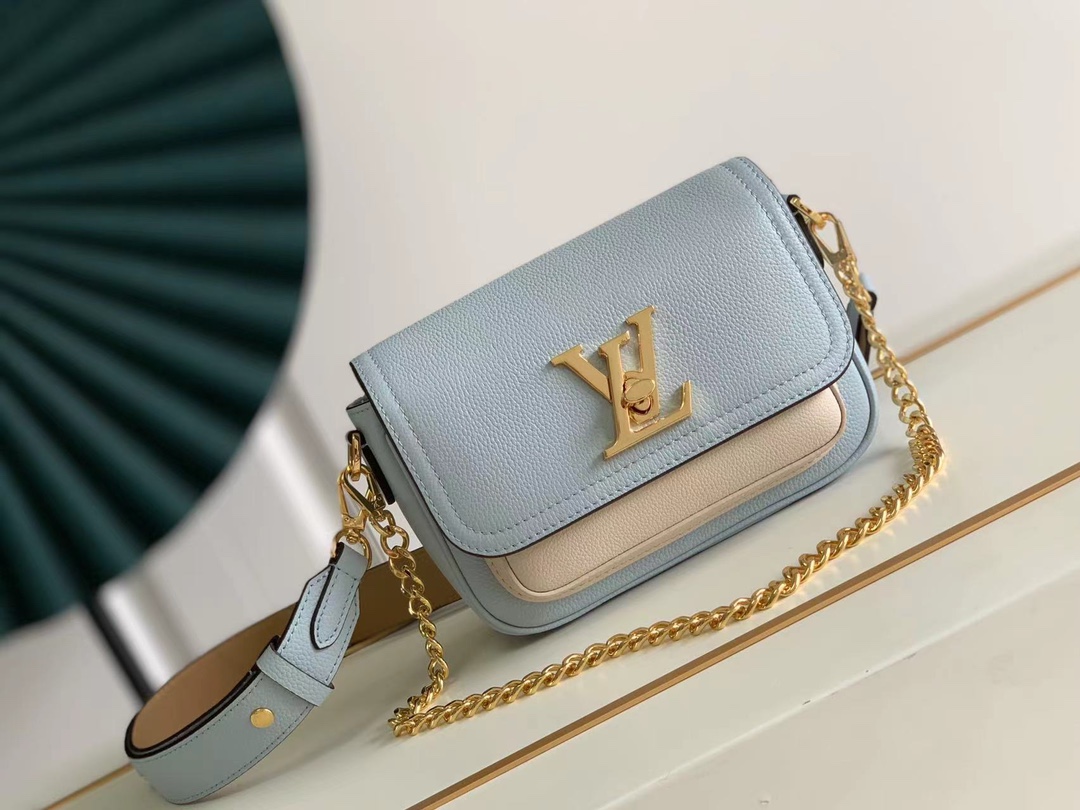 Louis Vuitton M58554 Lockme Tender Cross-body Bag Blue