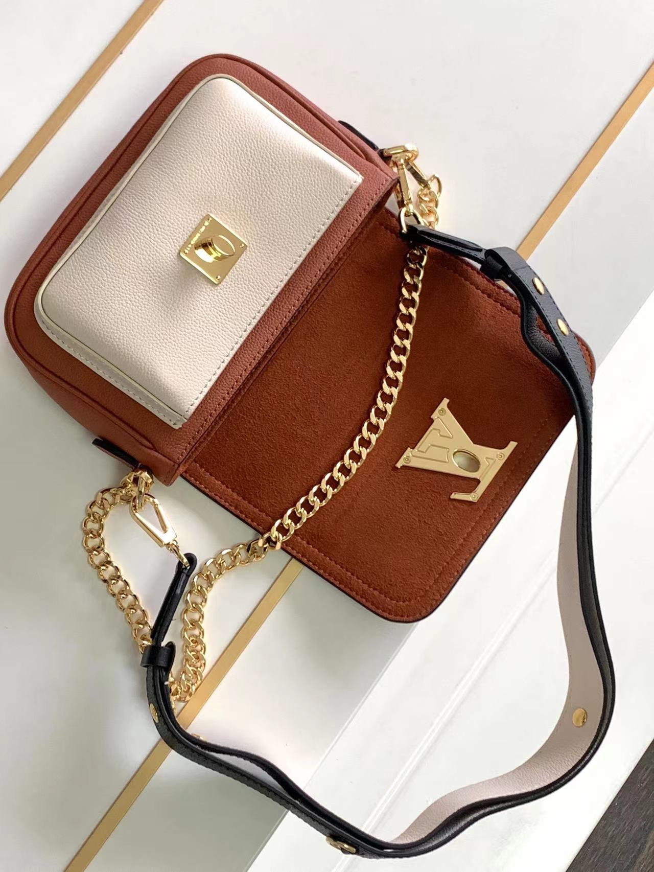 Louis Vuitton M58554 Lockme Tender Cross-body Bag Brown