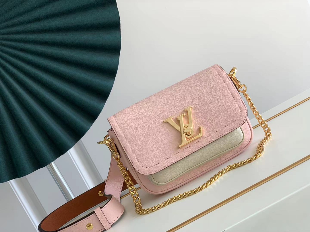 Louis Vuitton M58554 Lockme Tender Cross-body Bag Pink