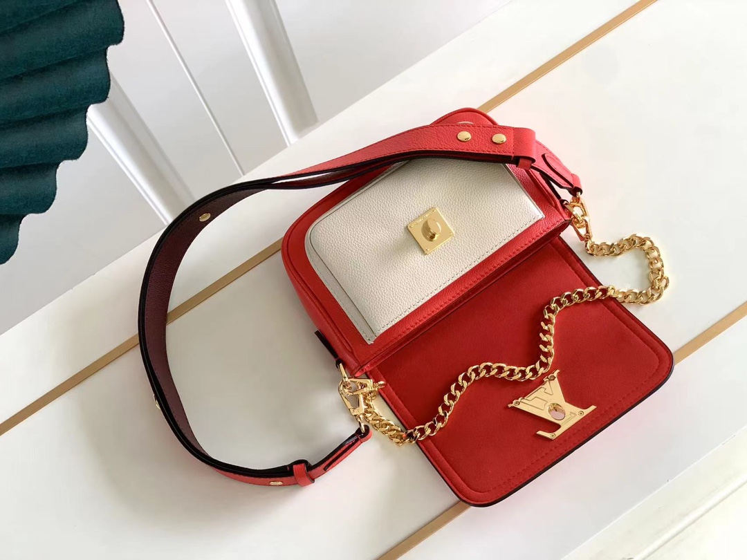 Louis Vuitton M58554 Lockme Tender Cross-body Bag Red