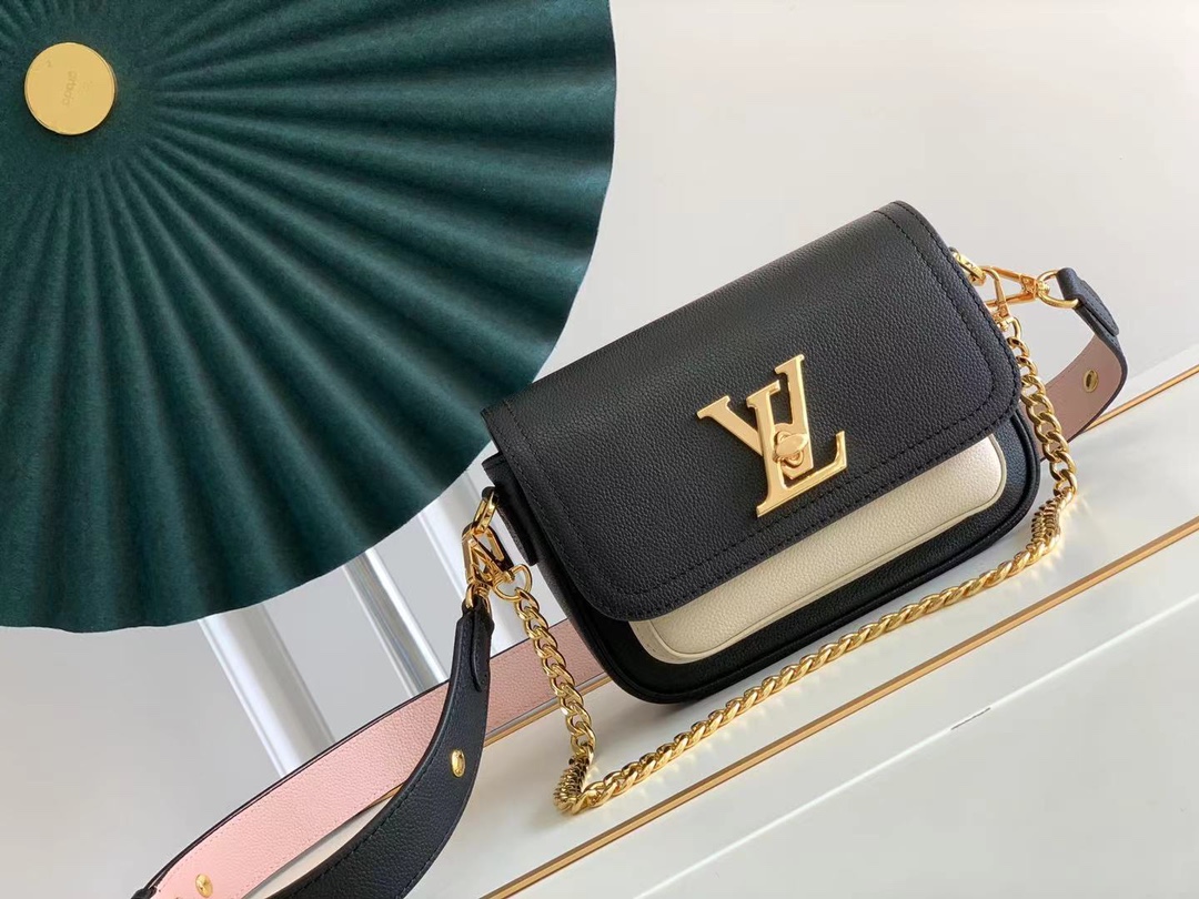 Louis Vuitton M58557 Lockme Tender Cross-body Bag Black