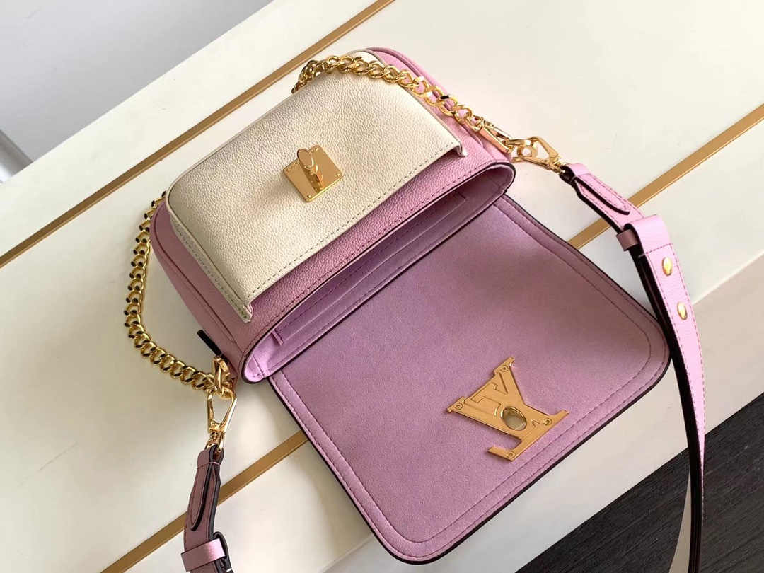 Louis Vuitton M59731 Lockme Tender Cross-body Bag Pink