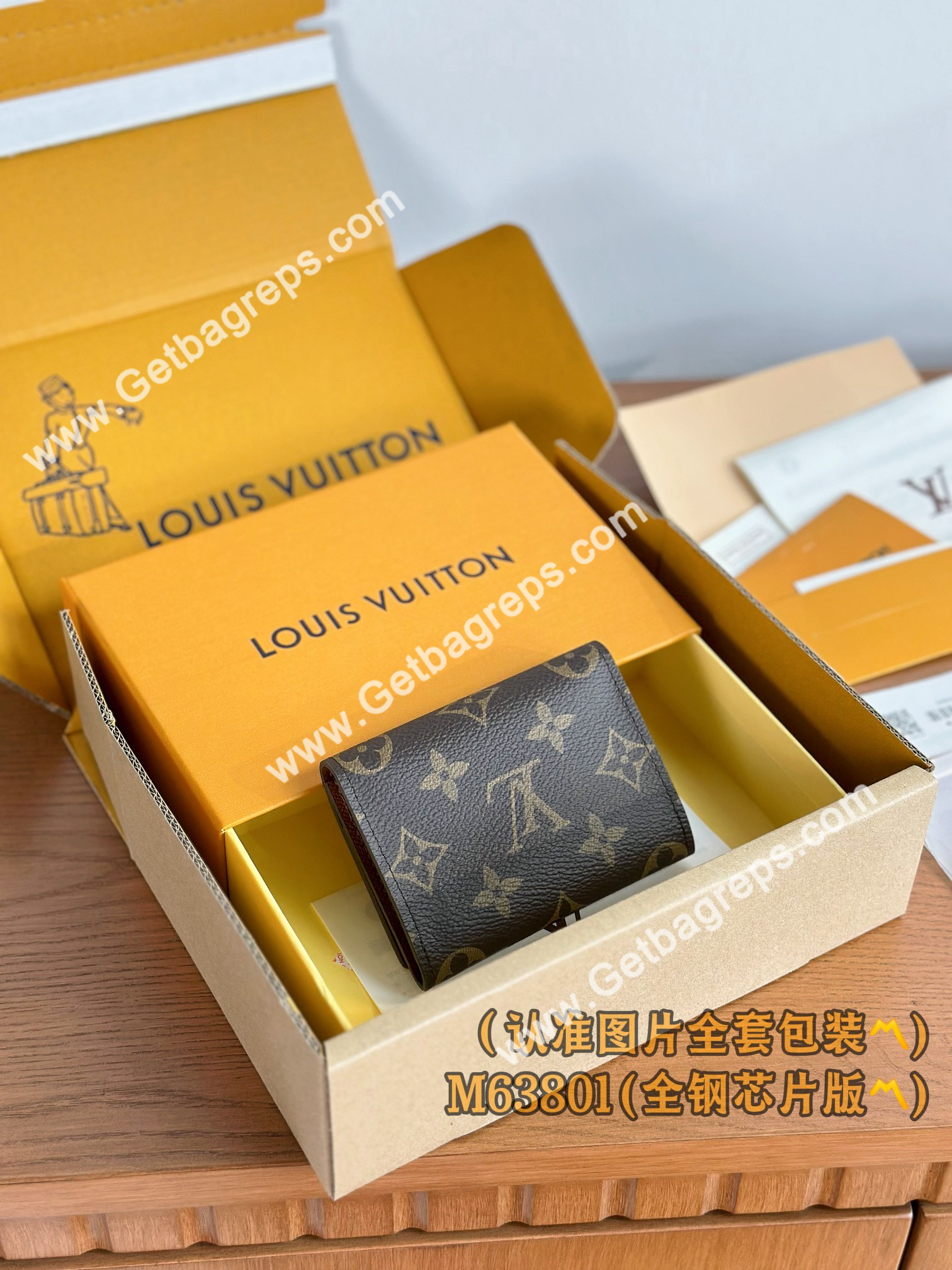 Louis Vuitton M63801 Enveloppe Carte De Visite-2