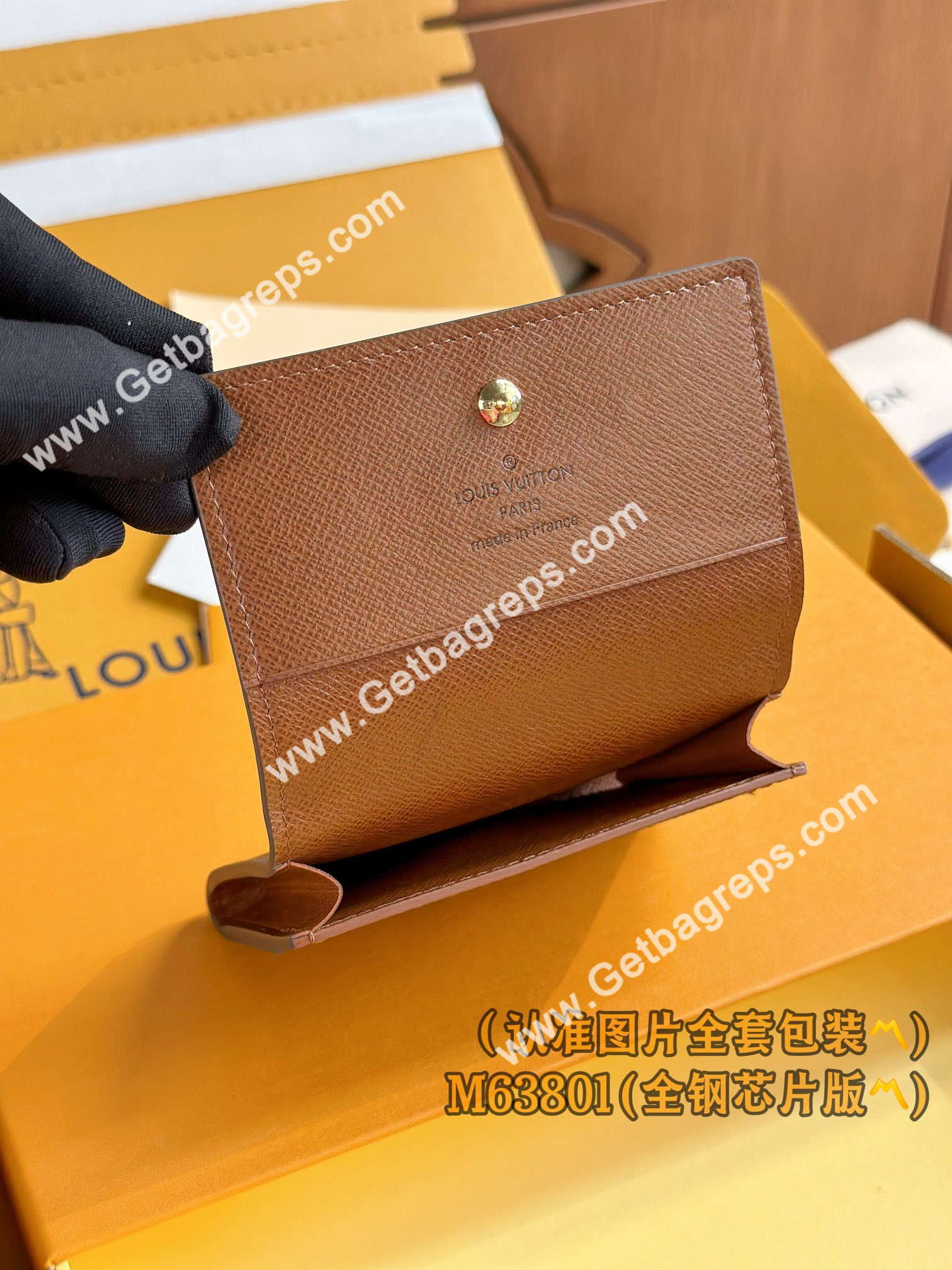 Louis Vuitton M63801 Enveloppe Carte De Visite-2