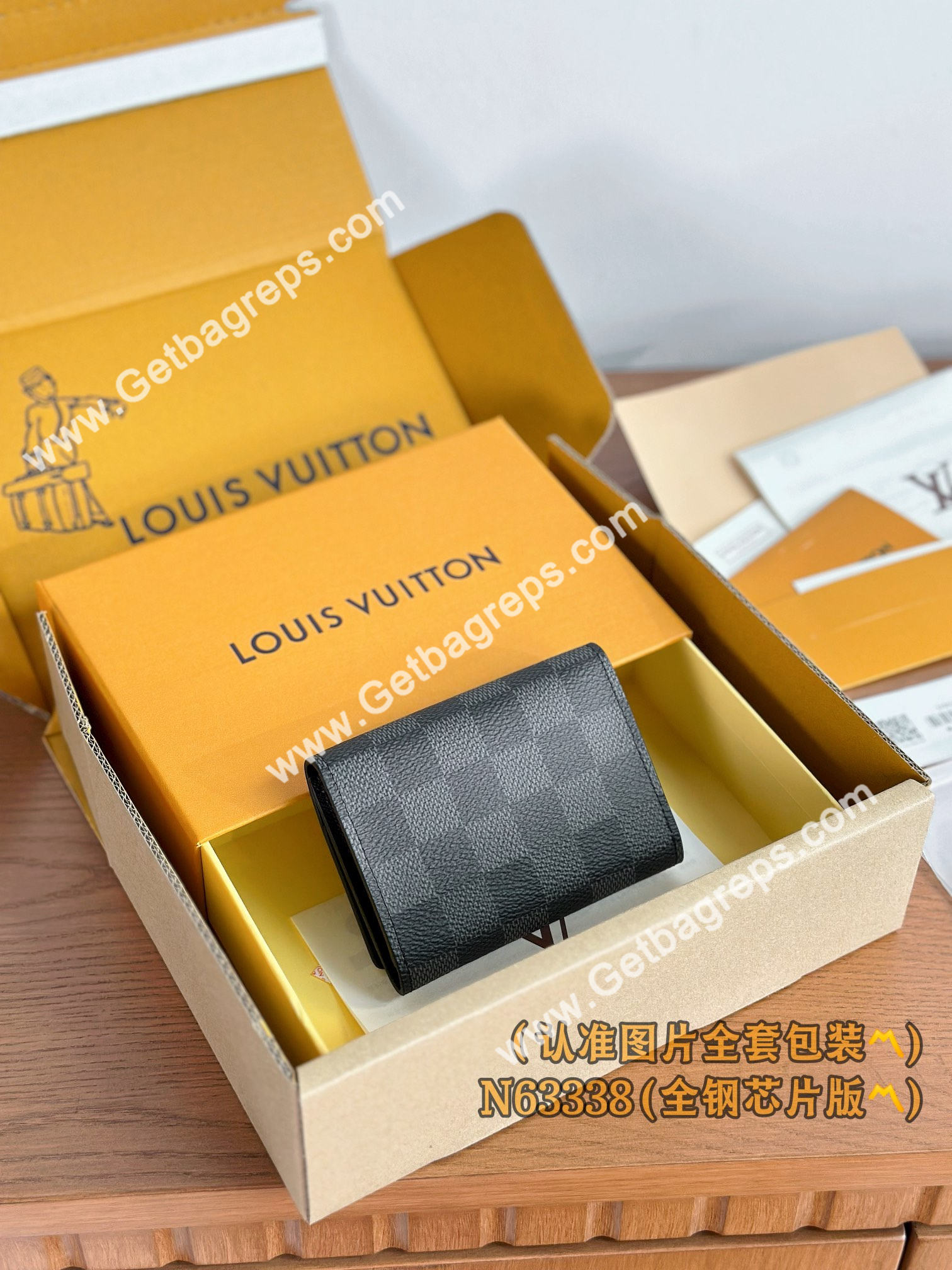 Louis Vuitton M63801 Enveloppe Carte De Visite-3