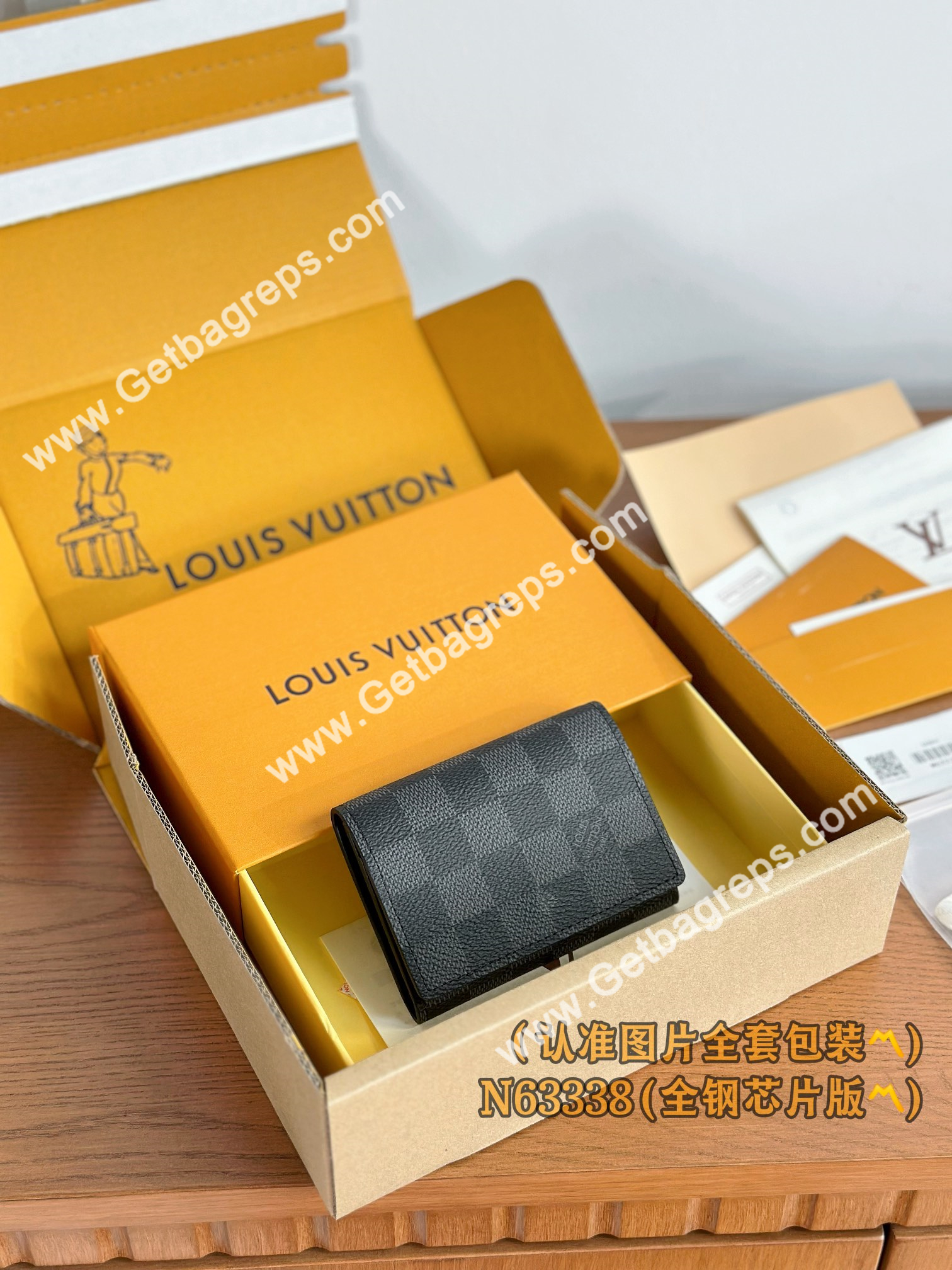Louis Vuitton M63801 Enveloppe Carte De Visite-3