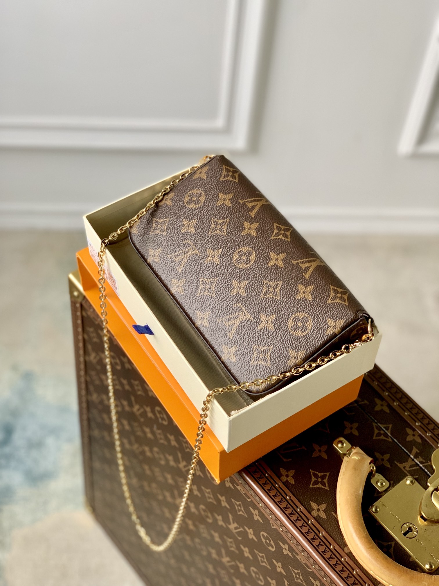 Louis Vuitton M81545 Felicie Pochette Monogram Canvas Wallets and Small Leather Goods