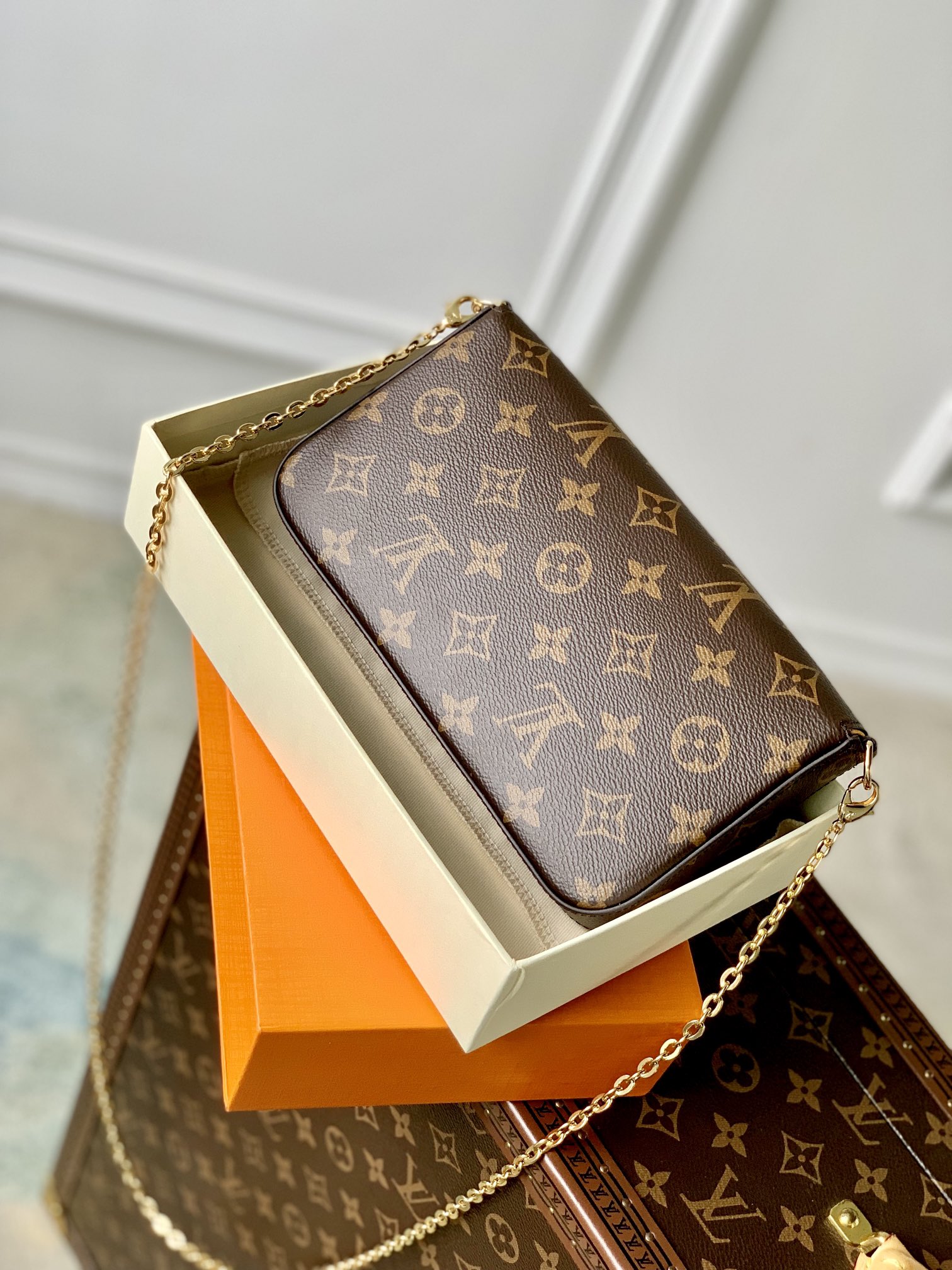 Louis Vuitton M81762 Felicie Pochette Monogram Canvas Wallets and Small Leather Goods