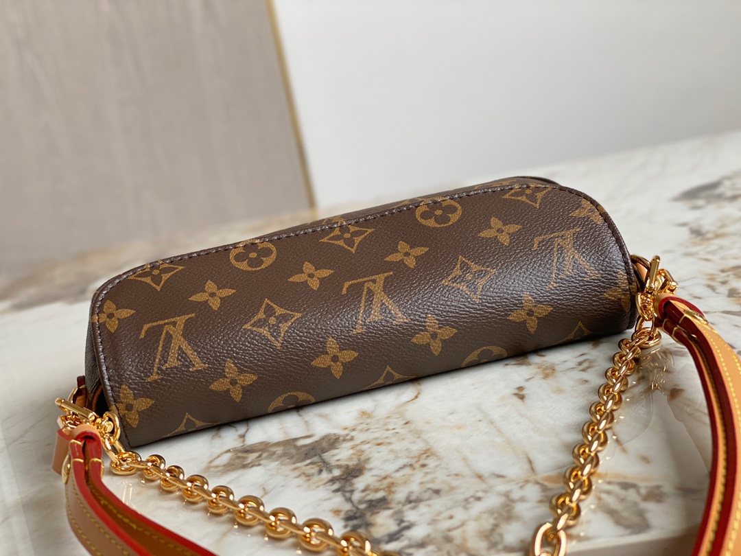 Louis Vuitton M81911 Wallet On Chain Ivy Monogram Coated Canvas