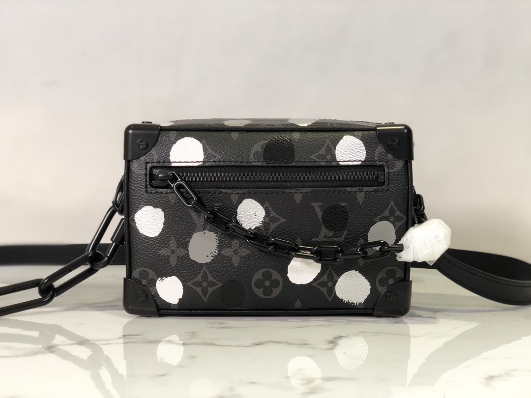 Louis Vuitton M81936 LVxYK Mini Soft Trunk Monogram cowhide with Infinity Dots print