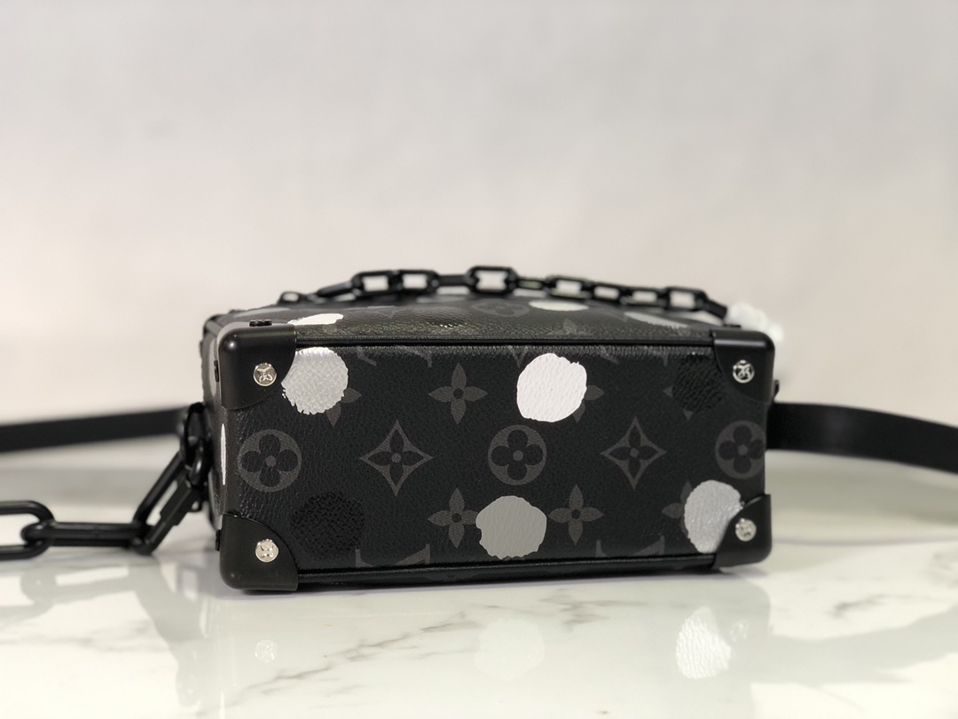 Louis Vuitton M81936 LVxYK Mini Soft Trunk Monogram cowhide with Infinity Dots print