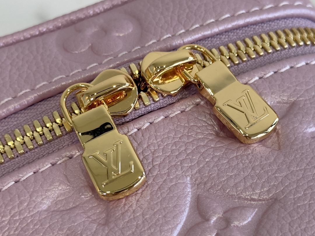 Louis Vuitton M82168 Micro Vanity  Monogram Empreinte embossed supple grained cowhide leather Pearly Lilac