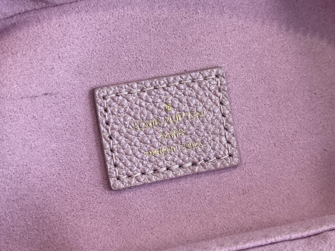 Louis Vuitton M82168 Micro Vanity  Monogram Empreinte embossed supple grained cowhide leather Pearly Lilac