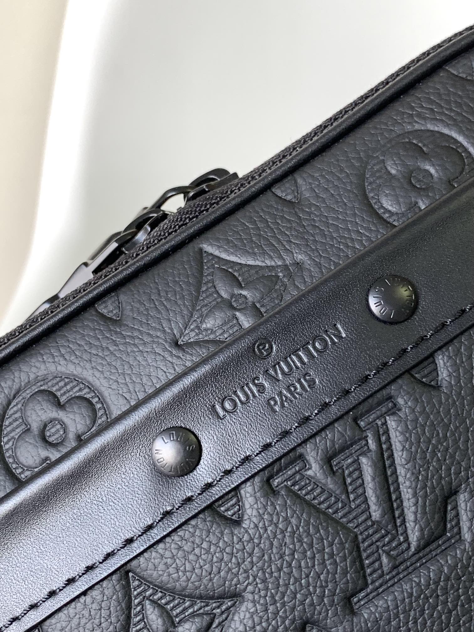 Louis Vuitton M82544 Nano Alpha Monogram Shadow cowhide leather