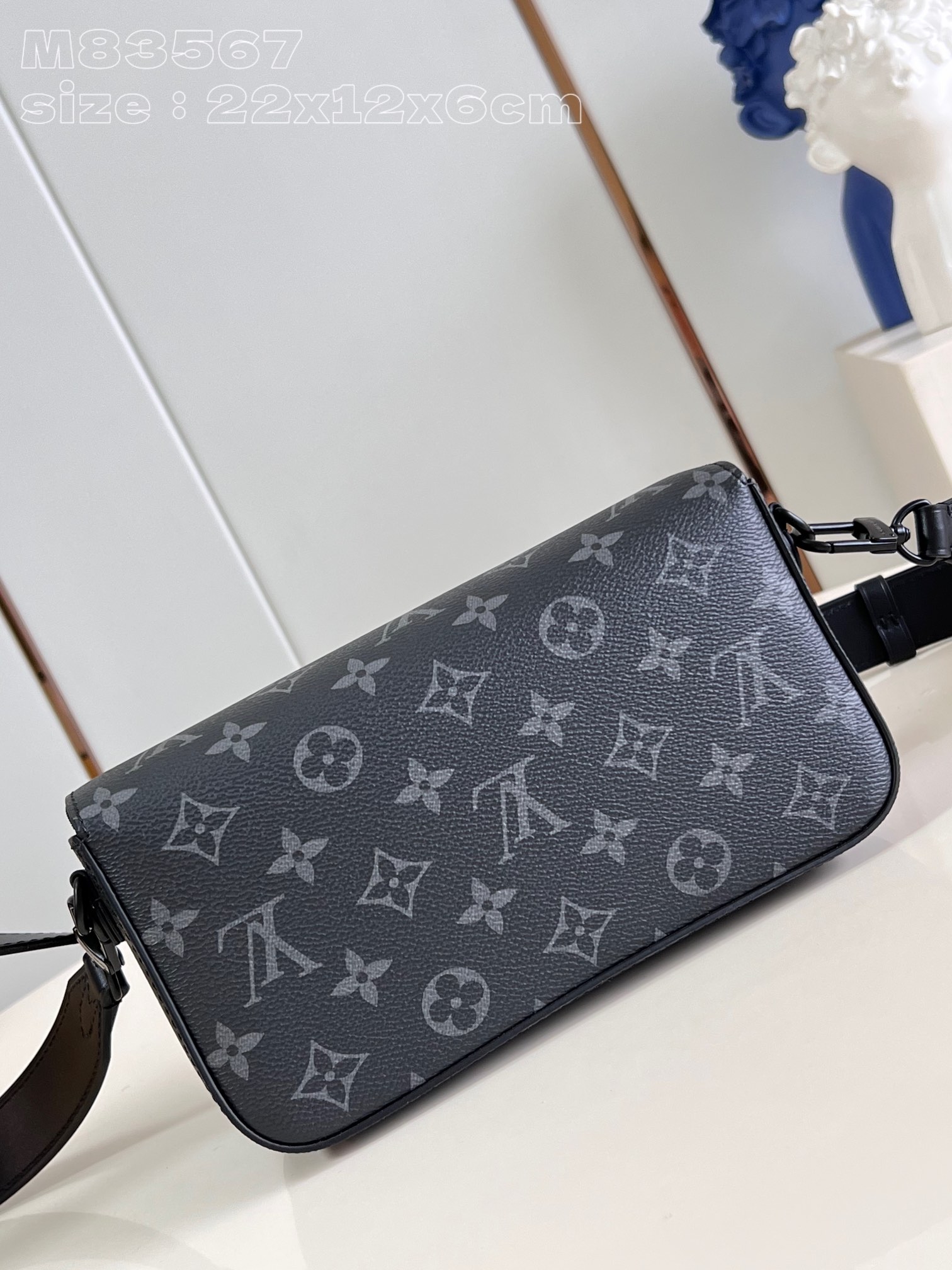 Louis Vuitton M83567 Montsouris Wearable Wallet Monogram Eclipse coated canvas