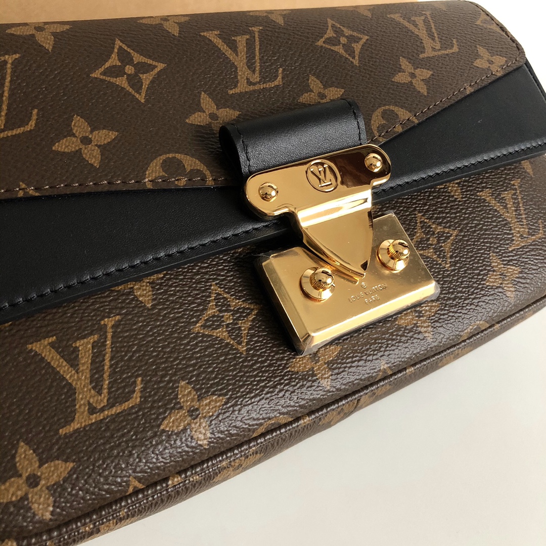 Louis Vuitton Marceau Chain Bag Monogram Coated Canvas and Cowhide Leather Black M46126