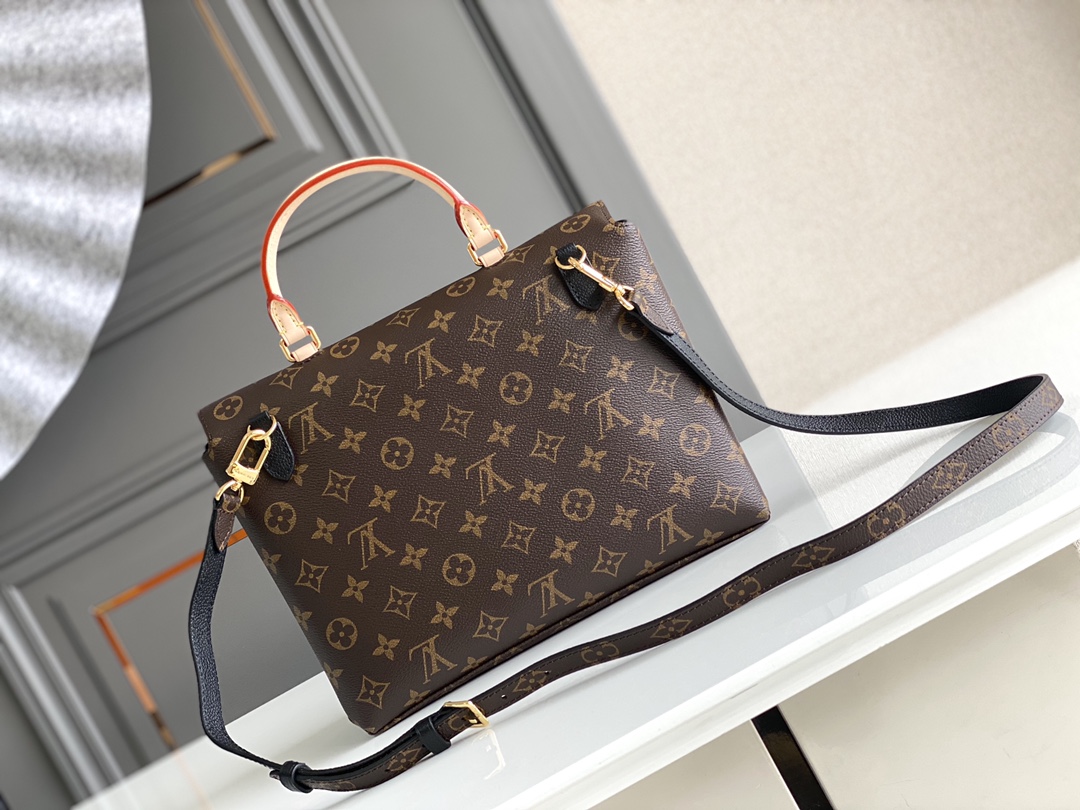 Louis Vuitton Marignan Bag Monogram Canvas Black M44259