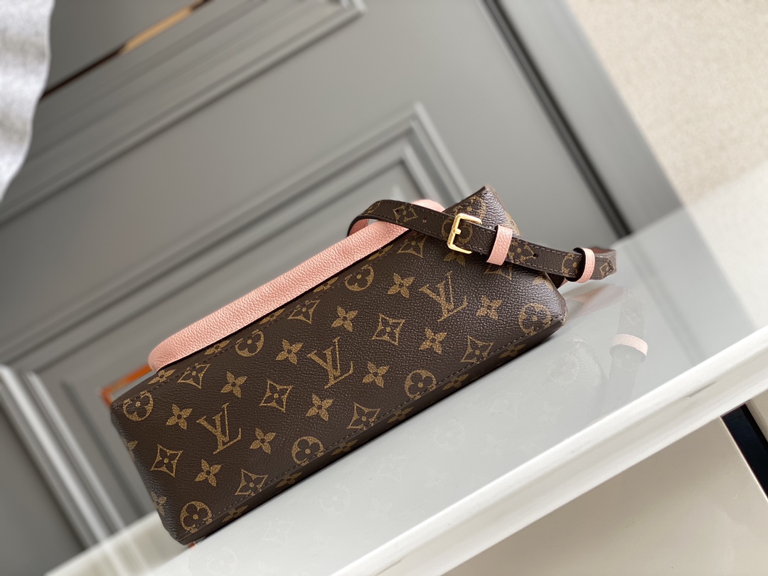 Louis Vuitton Marignan Bag Monogram Canvas Pink M44257