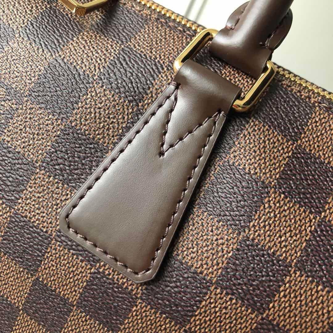 Louis Vuitton Men Porte-Documents Voyage PM Damier Ebene Canvas Business Bag