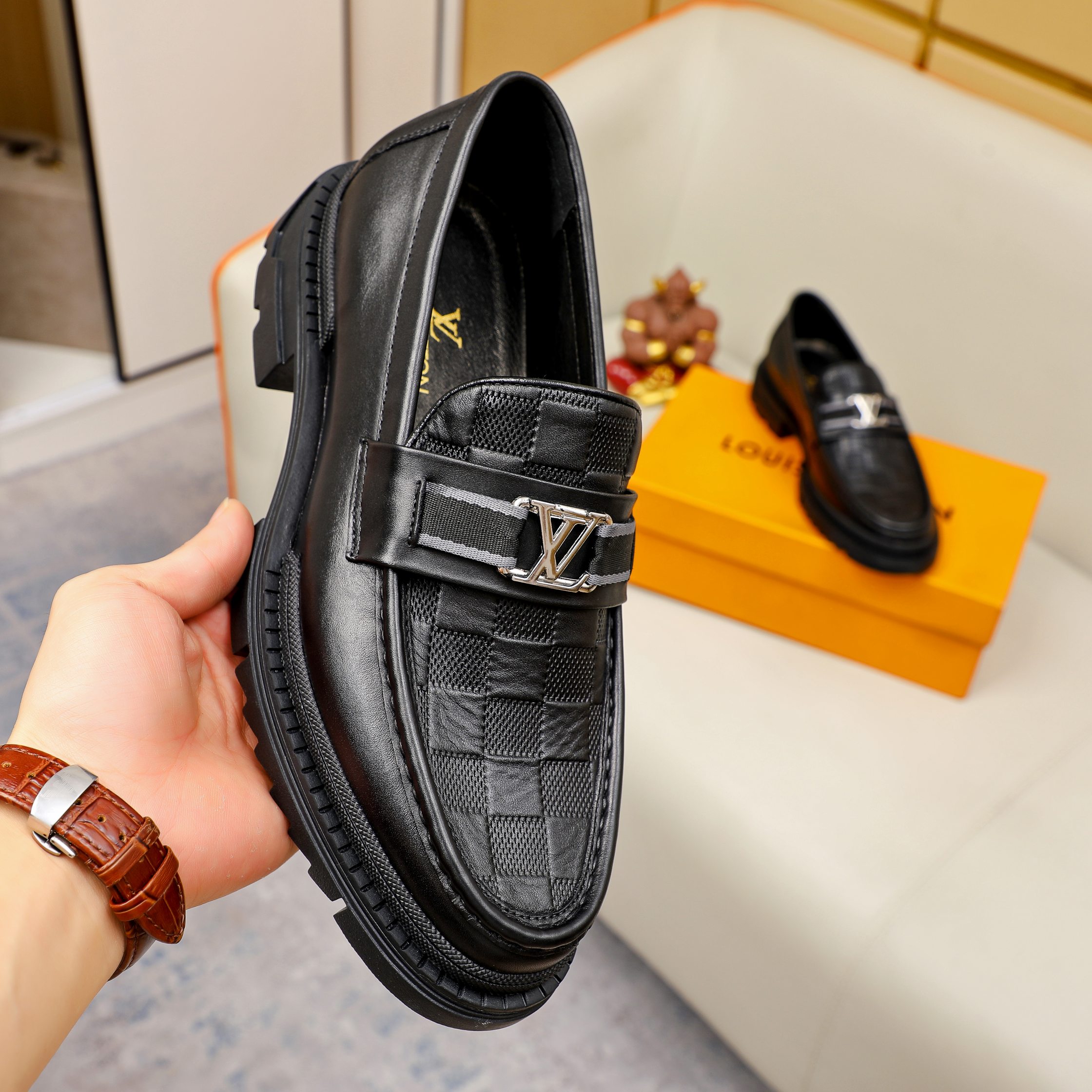 Louis Vuitton Mens Business Leather Shoes-0012 38-44