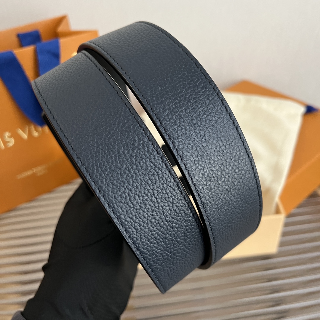 Louis Vuitton Mens Leather Belt Width 3.5cm 201